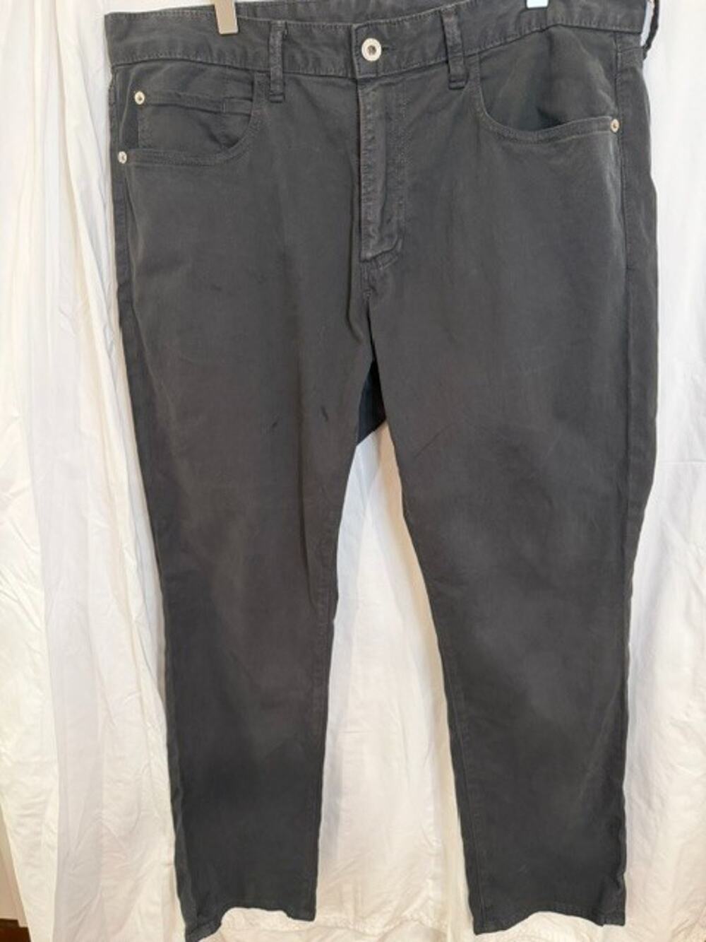 Bonobos Pants‎ Mens 35X 28 Black Chino Tapered Stretch Casual Flat Front
